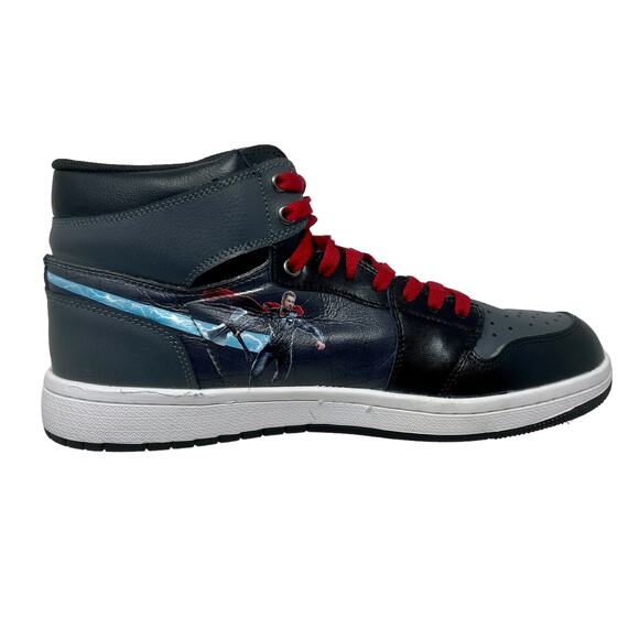 High-Top Avengers Action Figure Sneakers Men's Sz 10 1/2 Gray 1,4,4,9:S-1456 - Picture 4 of 12